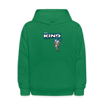 Kind Kudu Character Comfort Kids Hoodie - kelly green