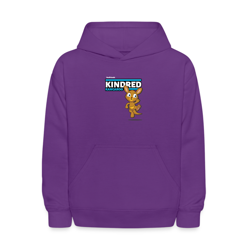 Kindred Kangaroo Character Comfort Kids Hoodie - purple