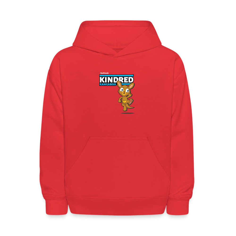 Kindred Kangaroo Character Comfort Kids Hoodie - red