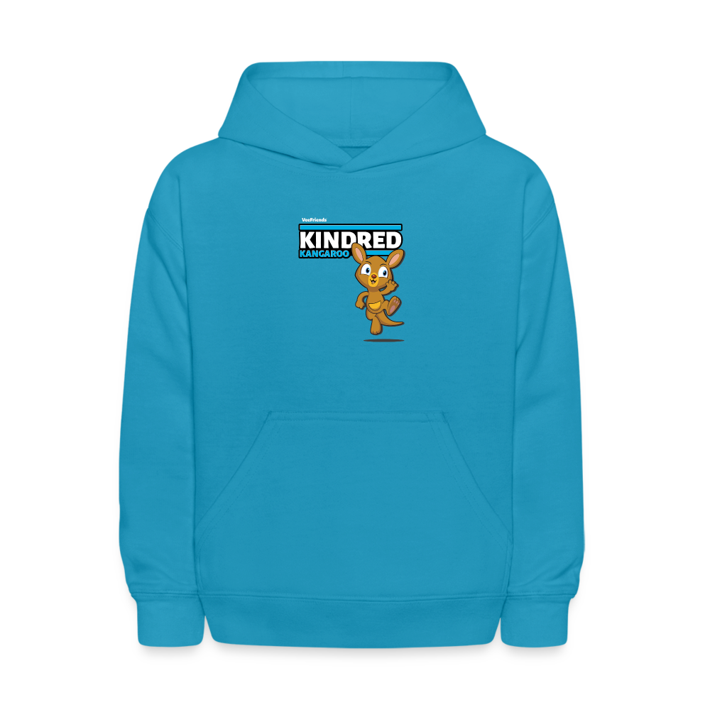 Kindred Kangaroo Character Comfort Kids Hoodie - turquoise