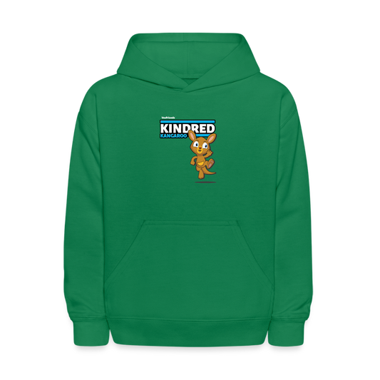 Kindred Kangaroo Character Comfort Kids Hoodie - kelly green