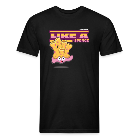 Like A Sponge Character Comfort Adult Tee - black