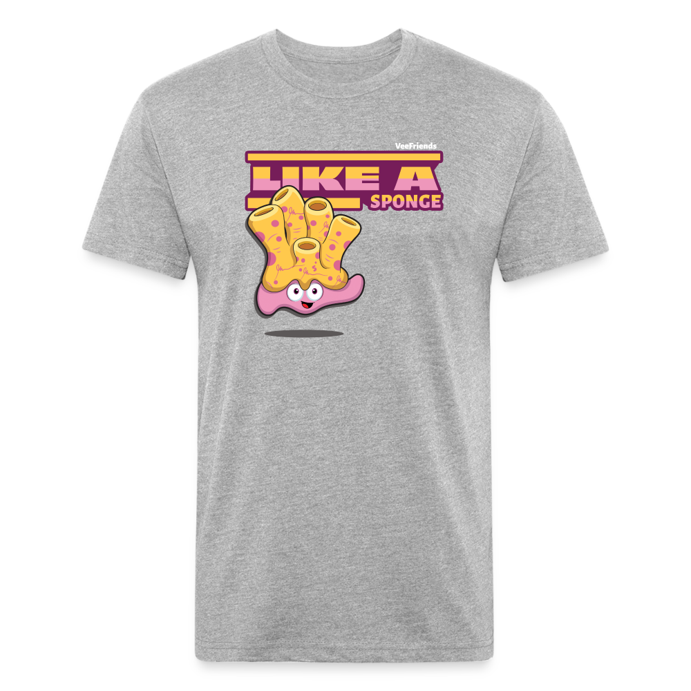 Like A Sponge Character Comfort Adult Tee - heather gray