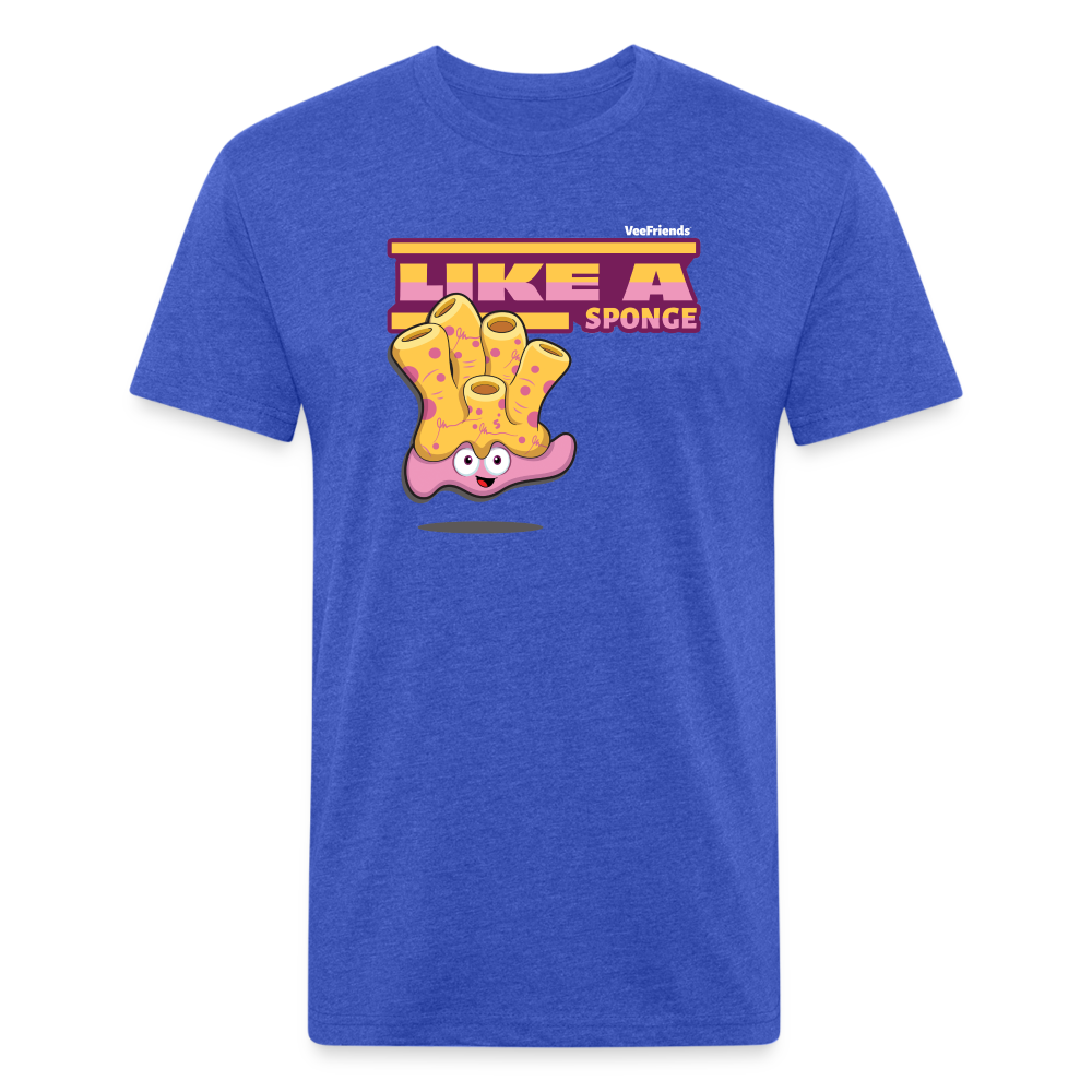 Like A Sponge Character Comfort Adult Tee - heather royal