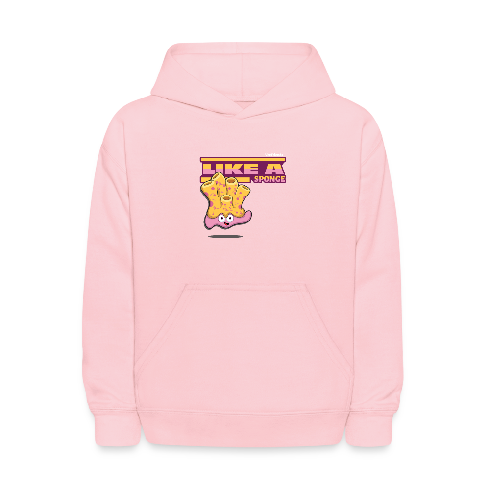 Like A Sponge Character Comfort Kids Hoodie - pink