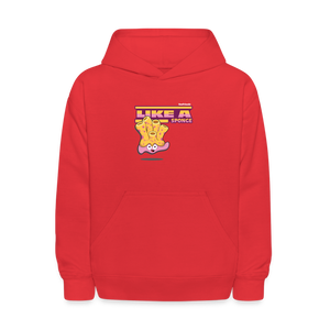 
            
                Load image into Gallery viewer, Like A Sponge Character Comfort Kids Hoodie - red
            
        