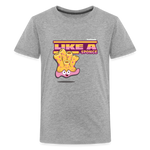 Like A Sponge Character Comfort Kids Tee - heather gray