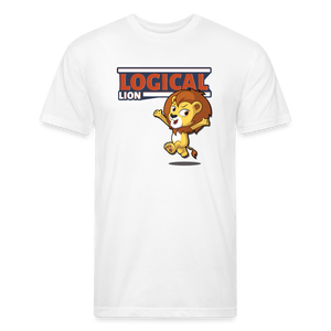 Logical Lion Character Comfort Adult Tee - white