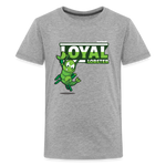 Loyal Lobster Character Comfort Kids Tee - heather gray