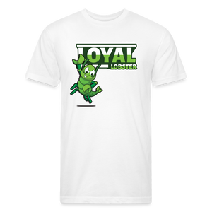 Loyal Lobster Character Comfort Adult Tee - white