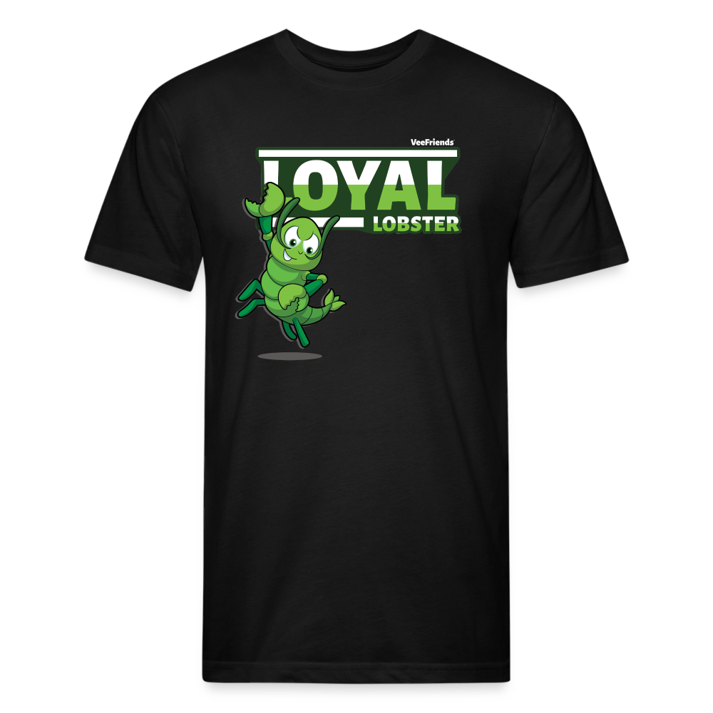 Loyal Lobster Character Comfort Adult Tee - black