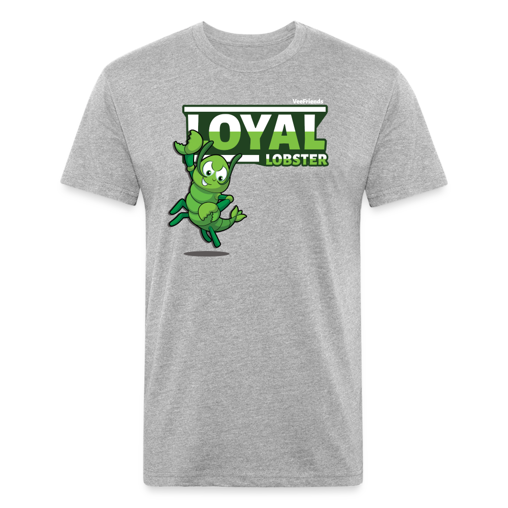 Loyal Lobster Character Comfort Adult Tee - heather gray