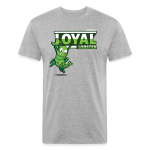 Loyal Lobster Character Comfort Adult Tee - heather gray