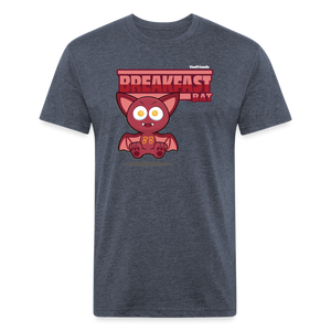 
            
                Load image into Gallery viewer, Breakfast Bat Character Comfort Adult Tee (Holder Claim) - heather navy
            
        