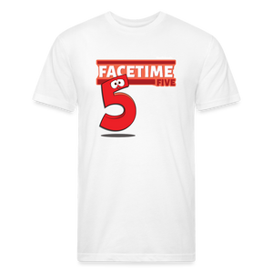 Facetime Five Character Comfort Adult Tee (Holder Claim) - white