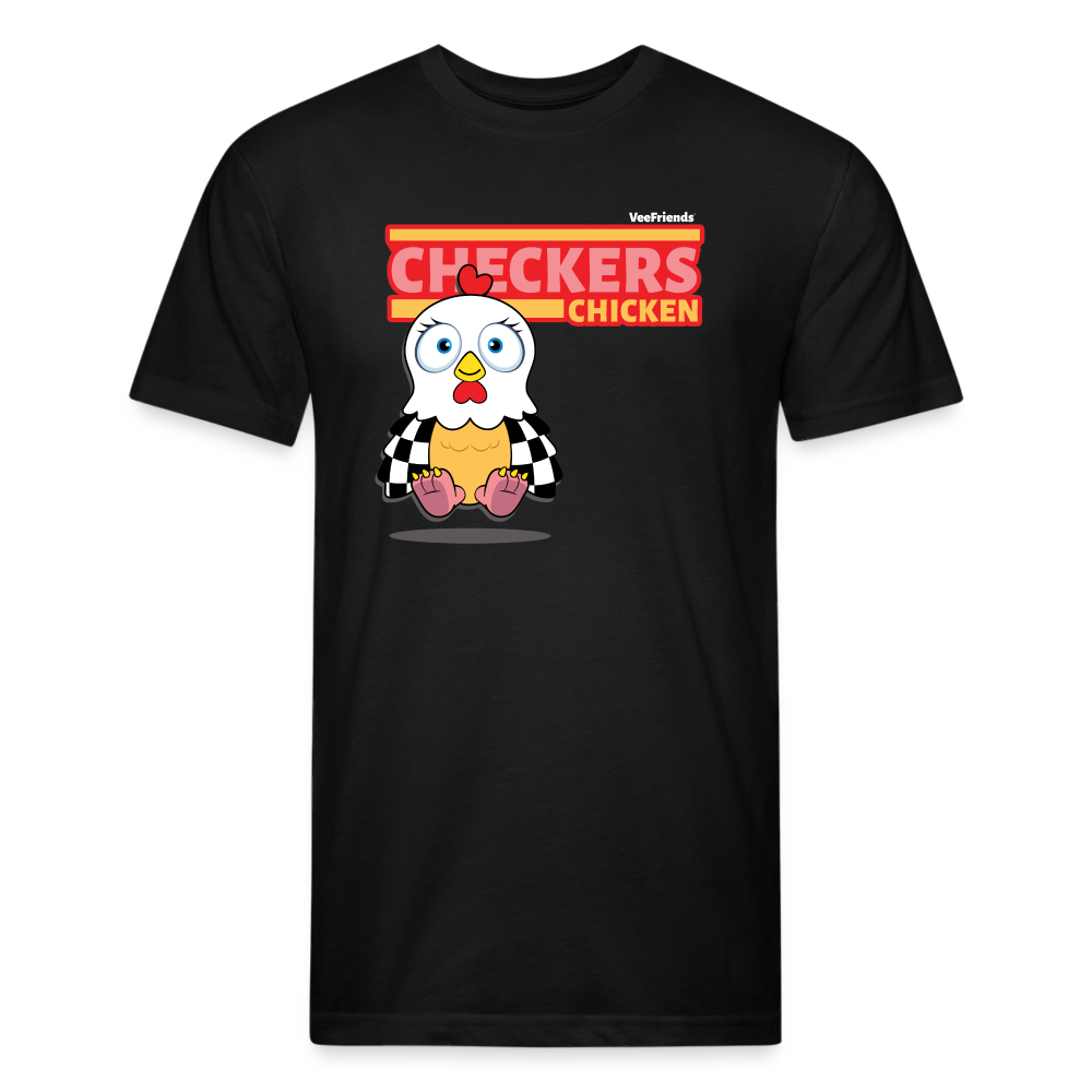 Checkers Chicken Character Comfort Adult Tee (Holder Claim) - black