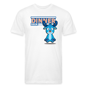 Dinner Deer Character Comfort Adult Tee (Holder Claim) - white