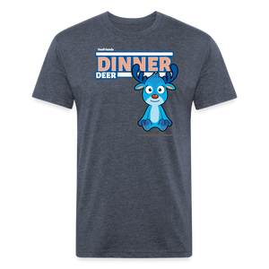 
            
                Load image into Gallery viewer, Dinner Deer Character Comfort Adult Tee (Holder Claim) - heather navy
            
        
