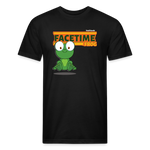 Facetime Frog Character Comfort Adult Tee (Holder Claim) - black
