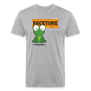 Facetime Frog Character Comfort Adult Tee (Holder Claim) - heather gray