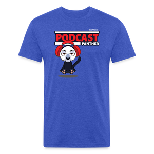 Podcast Panther Character Comfort Adult Tee (Holder Claim) - heather royal