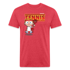 Tennis Elbow Character Comfort Adult Tee (Holder Claim) - heather red