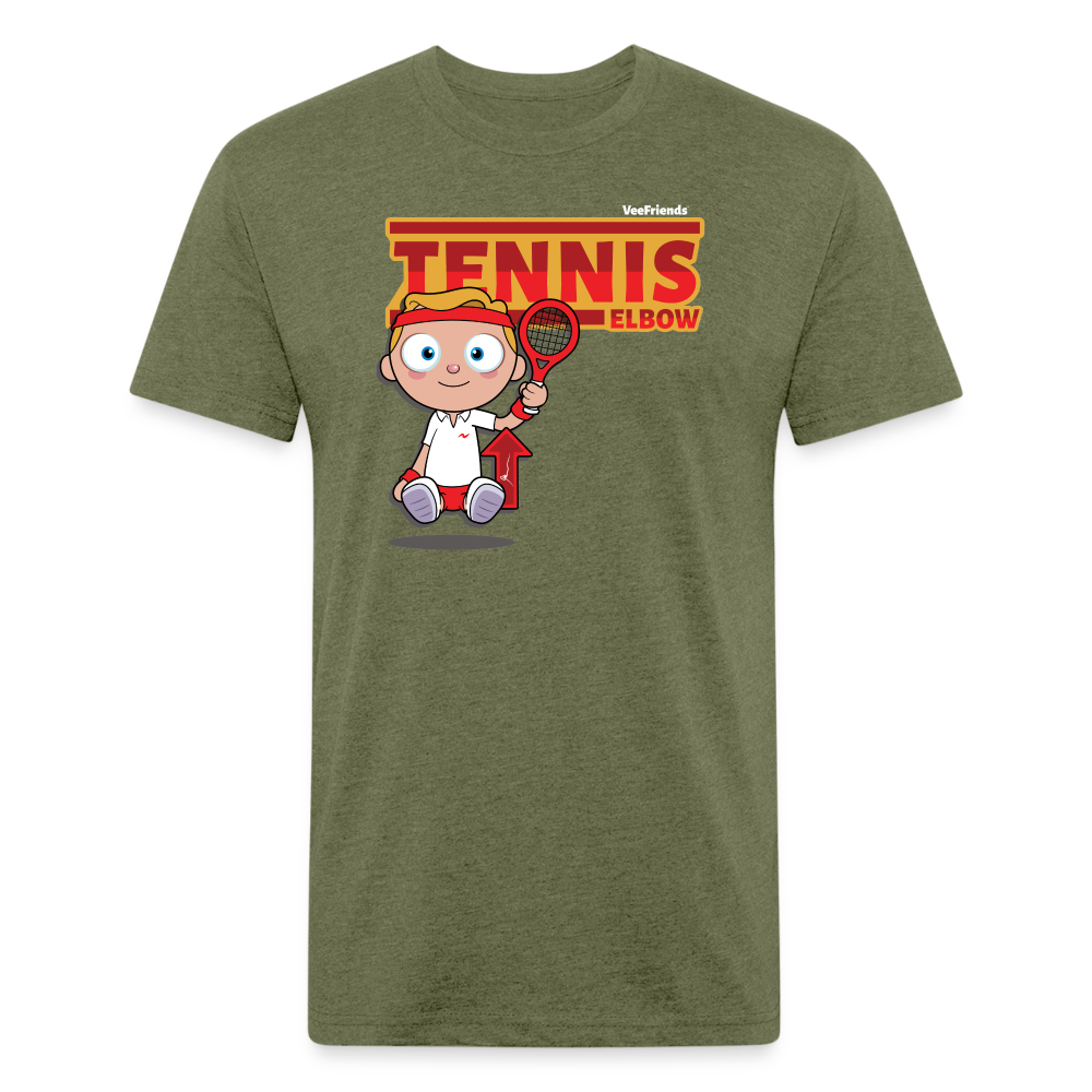 
            
                Load image into Gallery viewer, Tennis Elbow Character Comfort Adult Tee (Holder Claim) - heather military green
            
        