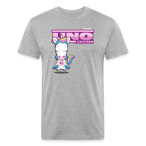 
            
                Load image into Gallery viewer, Uno Unicorn Character Comfort Adult Tee (Holder Claim) - heather gray
            
        