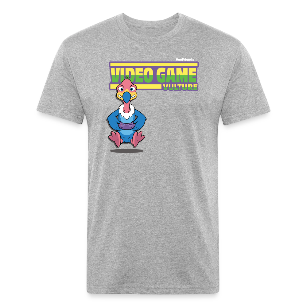 Video Game Vulture Character Comfort Adult Tee (Holder Claim) - heather gray