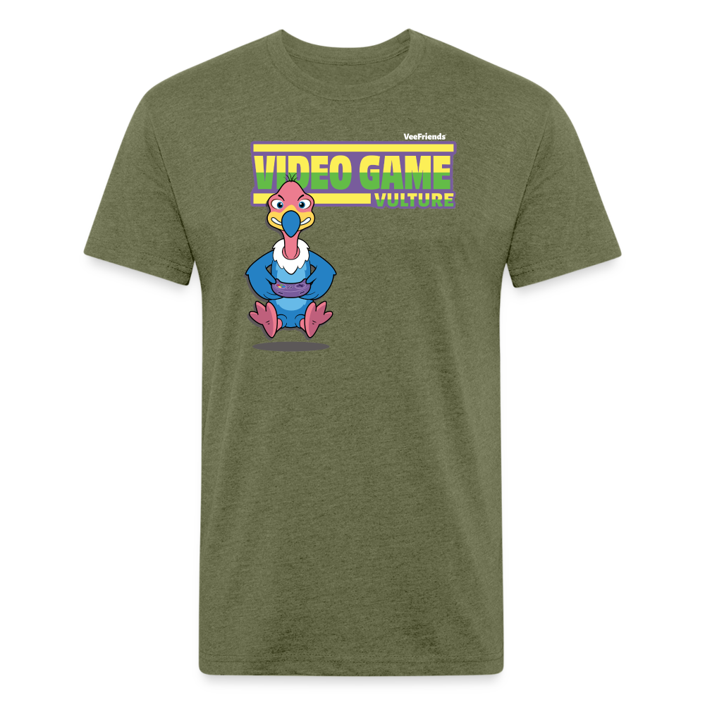 Video Game Vulture Character Comfort Adult Tee (Holder Claim) - heather military green