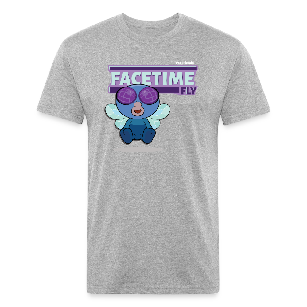 Facetime Fly Character Comfort Adult Tee (Holder Claim) - heather gray