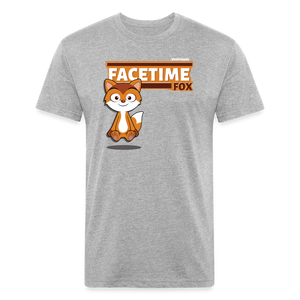 
            
                Load image into Gallery viewer, Facetime Fox Character Comfort Adult Tee (Holder Claim) - heather gray
            
        