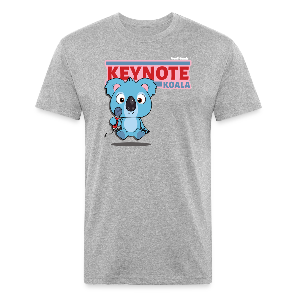 Keynote Koala Character Comfort Adult Tee (Holder Claim) - heather gray