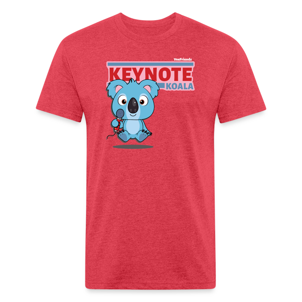 Keynote Koala Character Comfort Adult Tee (Holder Claim) - heather red