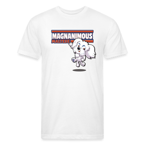 Magnanimous Maltese Character Comfort Adult Tee - white