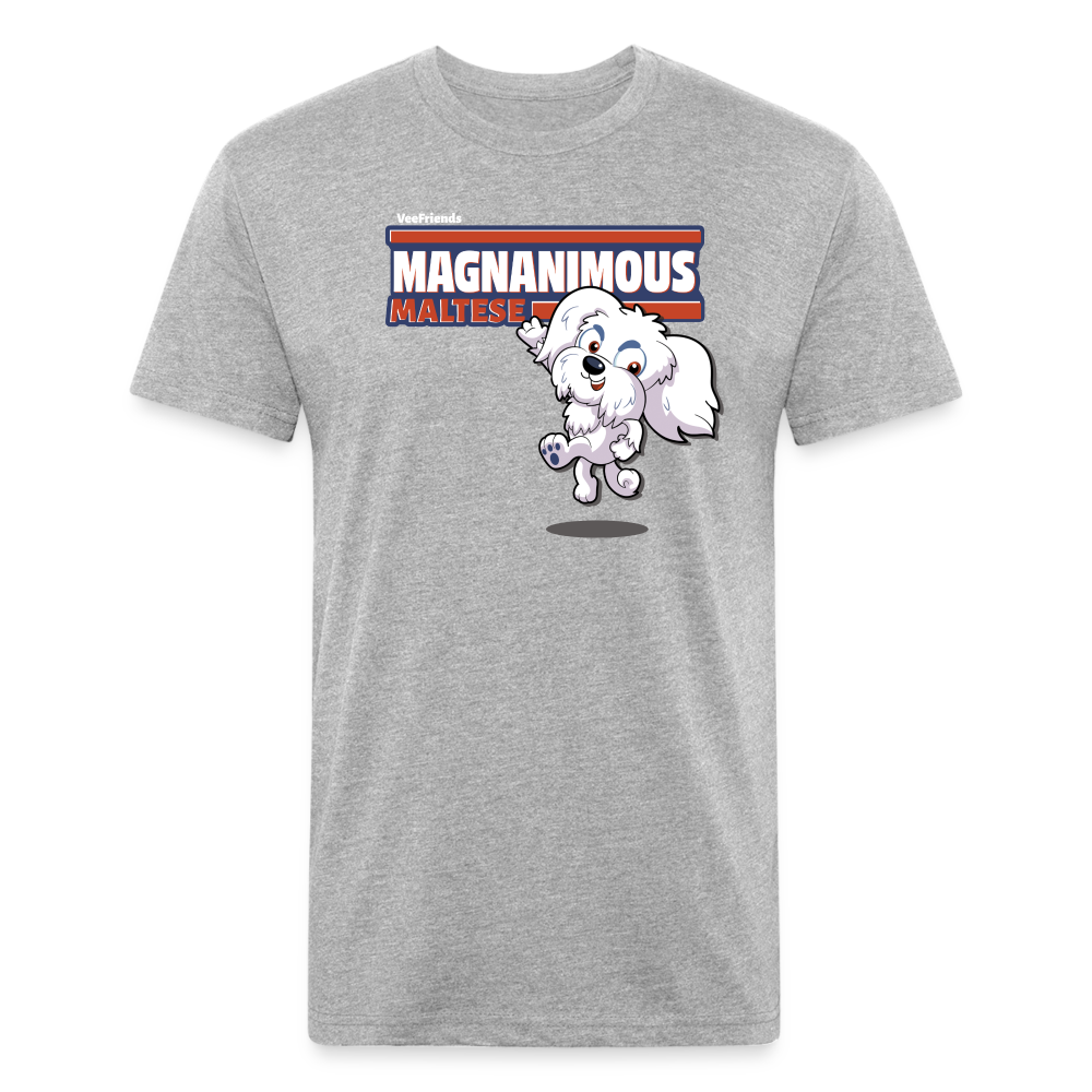 Magnanimous Maltese Character Comfort Adult Tee - heather gray