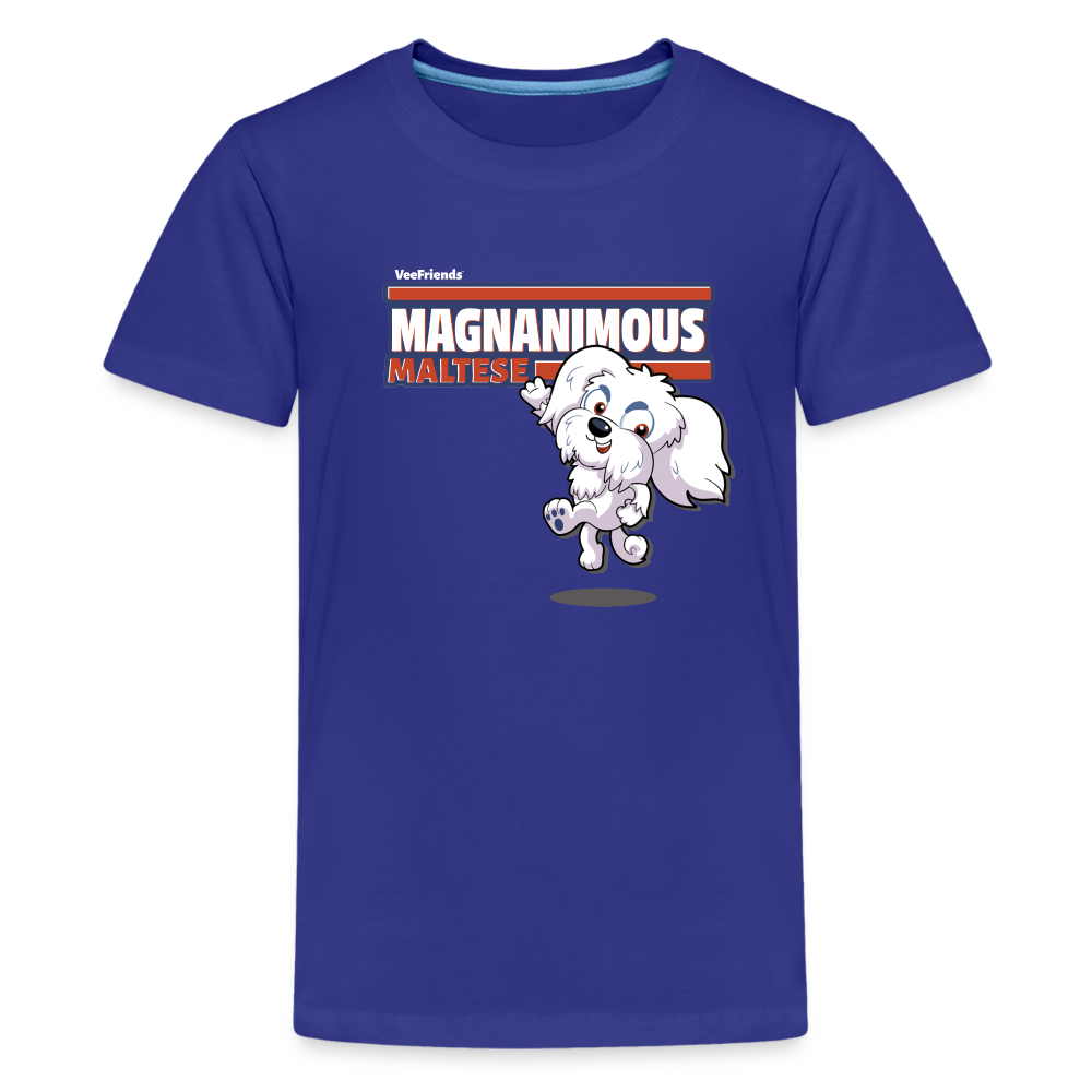 
            
                Load image into Gallery viewer, Magnanimous Maltese Character Comfort Kids Tee - royal blue
            
        