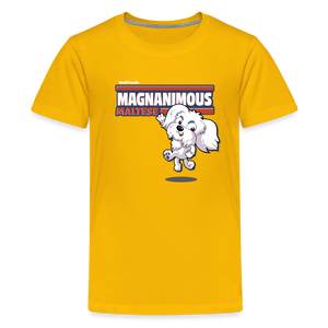 
            
                Load image into Gallery viewer, Magnanimous Maltese Character Comfort Kids Tee - sun yellow
            
        