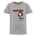 Mature Mule Character Comfort Kids Tee - heather gray