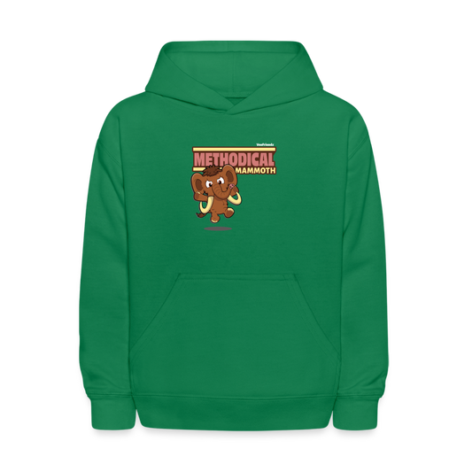 Methodical Mammoth Character Comfort Kids Hoodie - kelly green