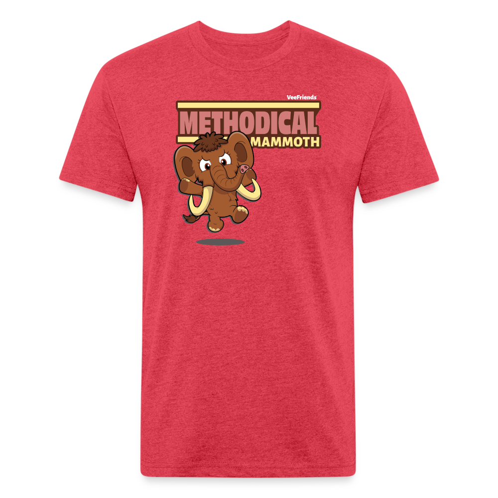 Methodical Mammoth Character Comfort Adult Tee - heather red