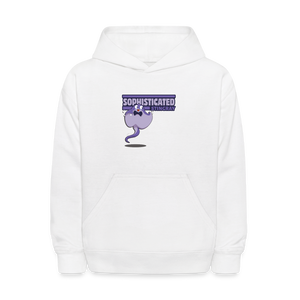 Sophisticated Stingray Character Comfort Kids Hoodie - white