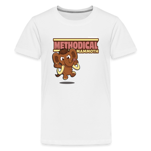 
            
                Load image into Gallery viewer, Methodical Mammoth Character Comfort Kids Tee - white
            
        