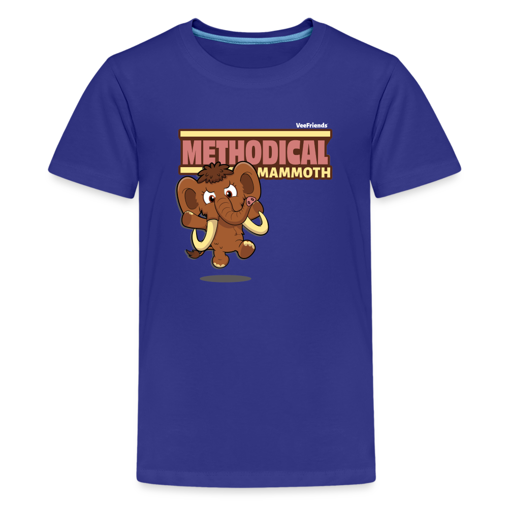 Methodical Mammoth Character Comfort Kids Tee - royal blue