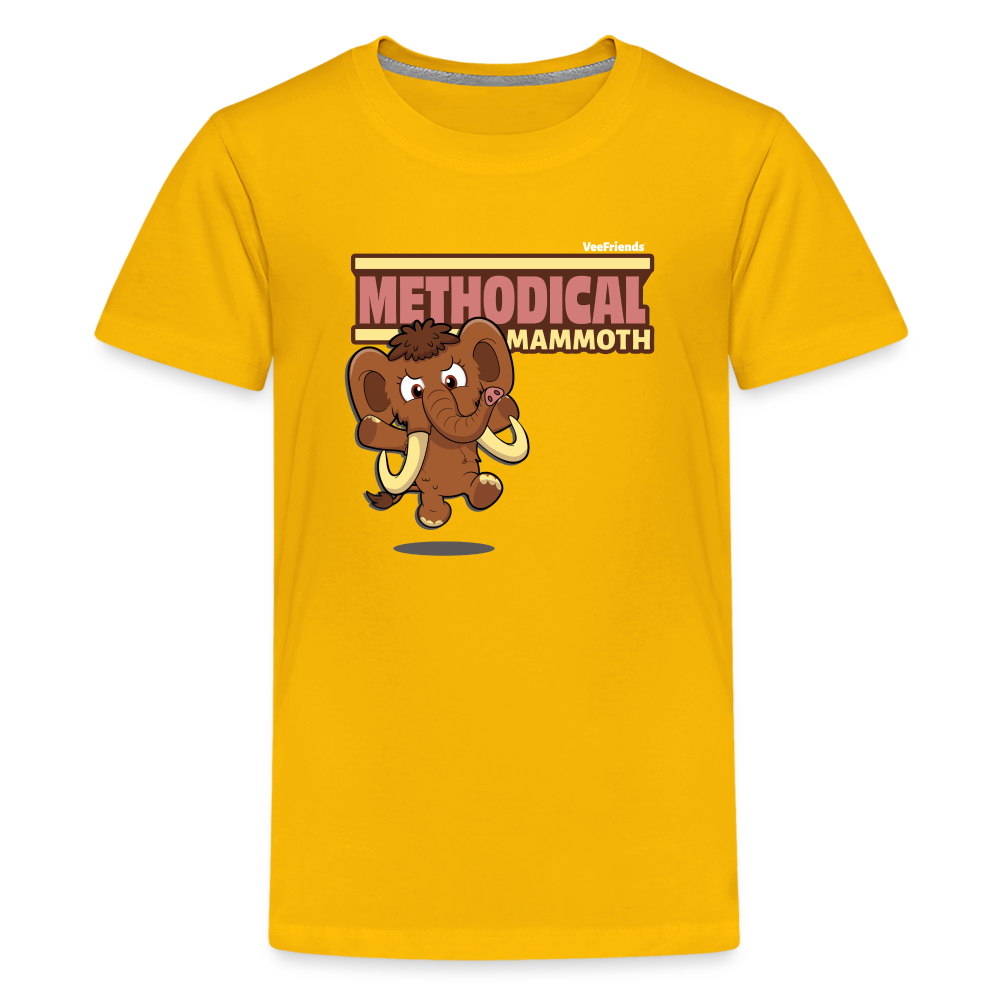 Methodical Mammoth Character Comfort Kids Tee - sun yellow