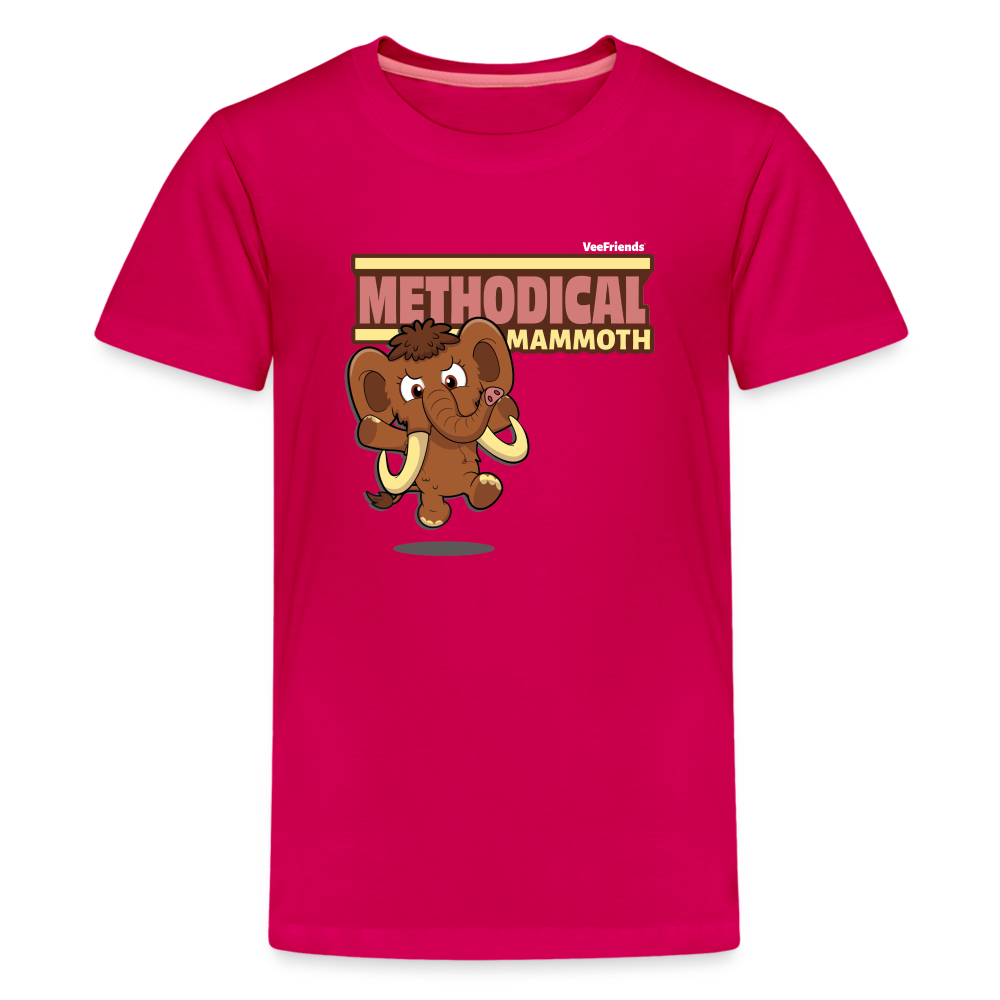 Methodical Mammoth Character Comfort Kids Tee - dark pink