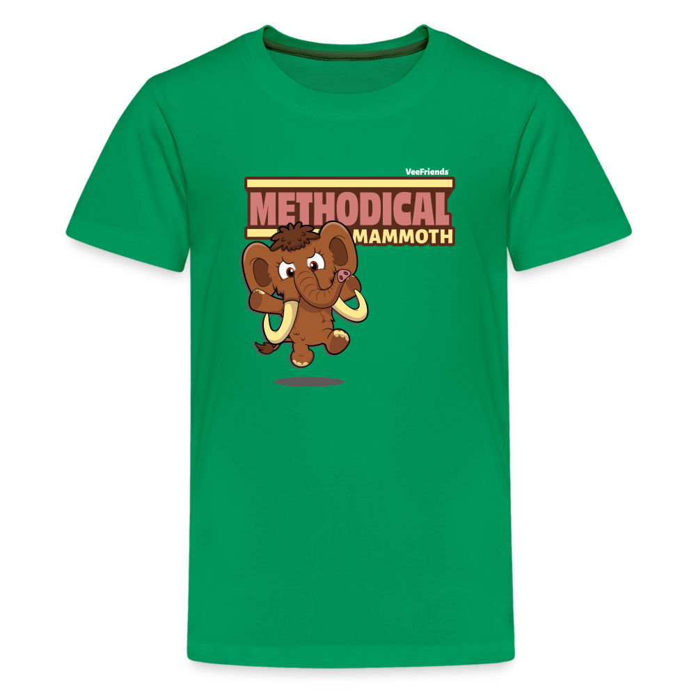 Methodical Mammoth Character Comfort Kids Tee - kelly green