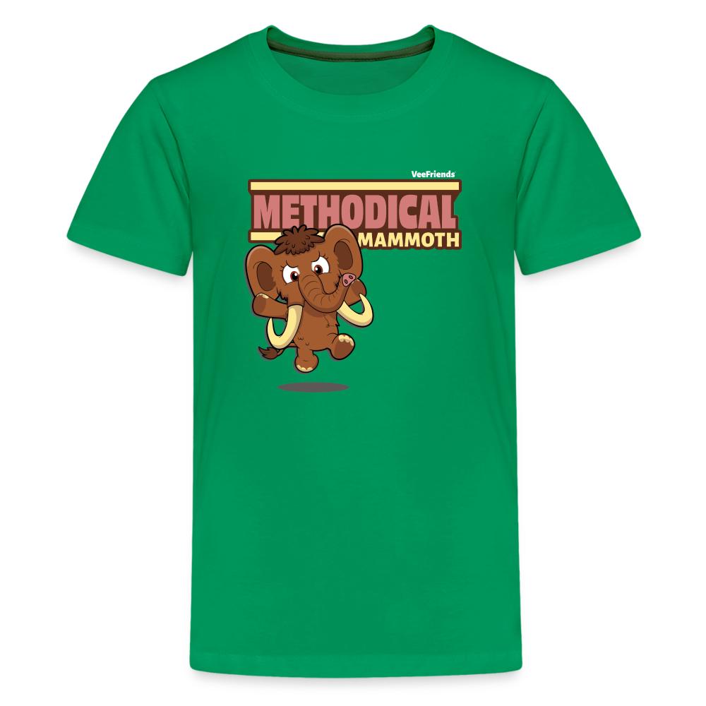 
            
                Load image into Gallery viewer, Methodical Mammoth Character Comfort Kids Tee - kelly green
            
        