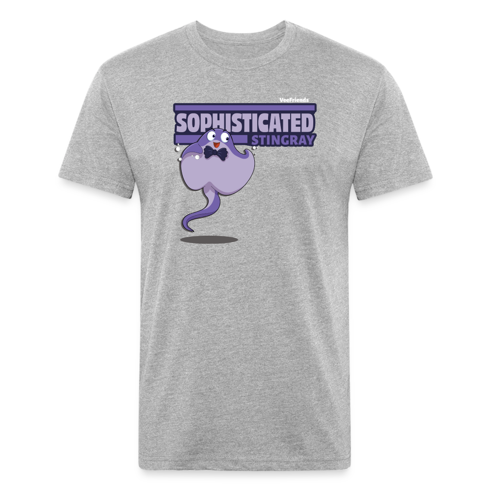 Sophisticated Stingray Character Comfort Adult Tee - heather gray