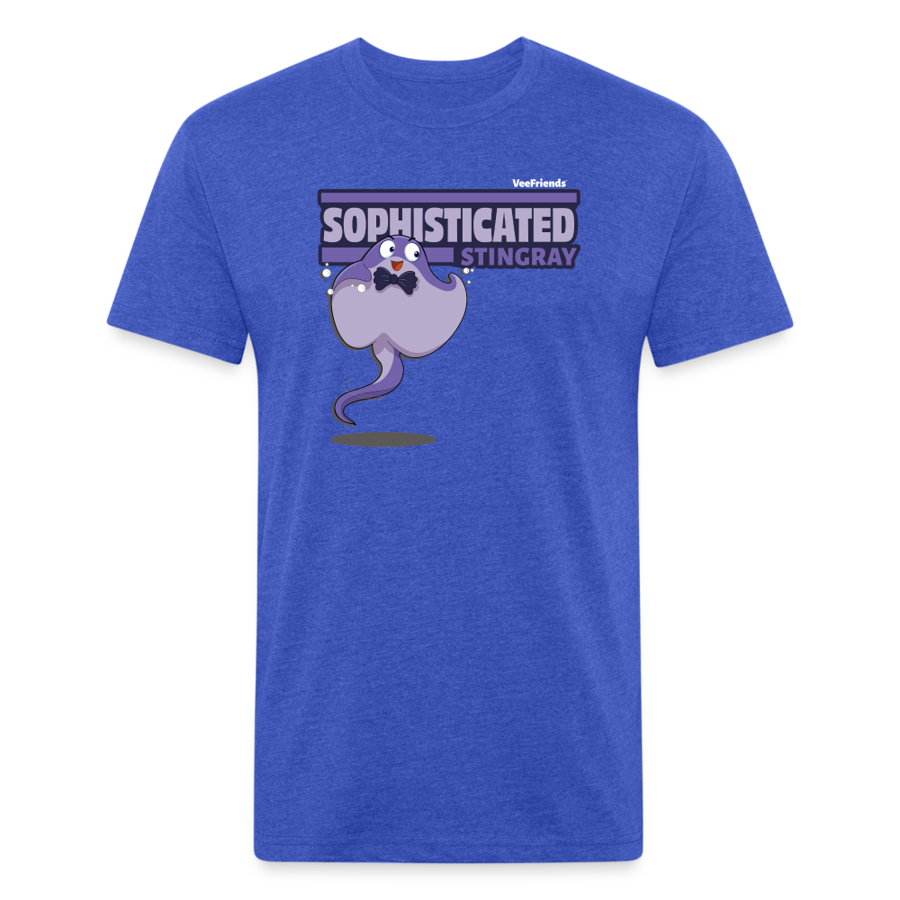 Sophisticated Stingray Character Comfort Adult Tee - heather royal